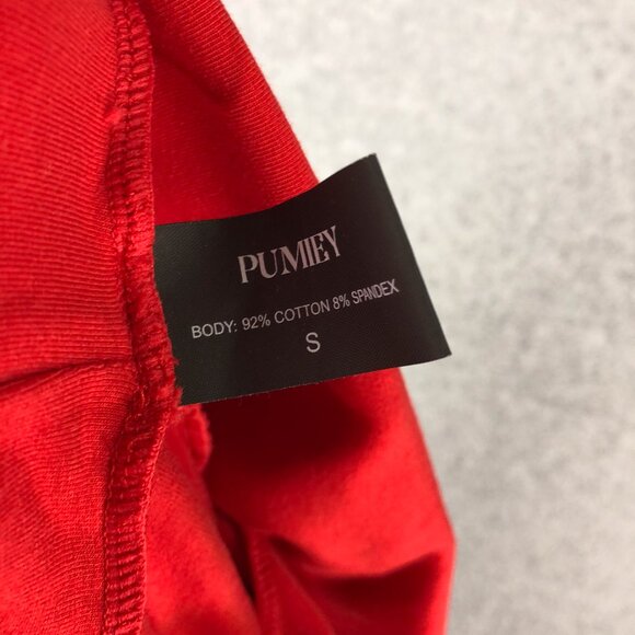 Pumiey Two Piece Red Wide Leg Set Viral Blogger Fav Size Small - Picture 8 of 8